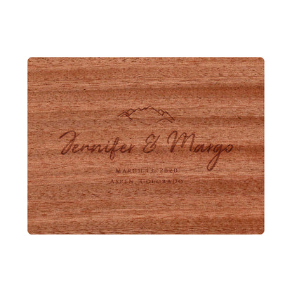 Mountain Wedding Cutting Board - 022