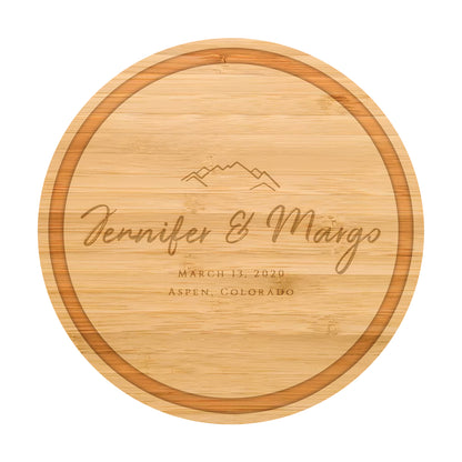 Mountain Wedding Cutting Board - 022