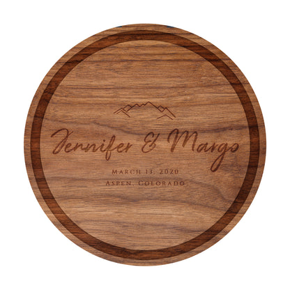 Mountain Wedding Cutting Board - 022
