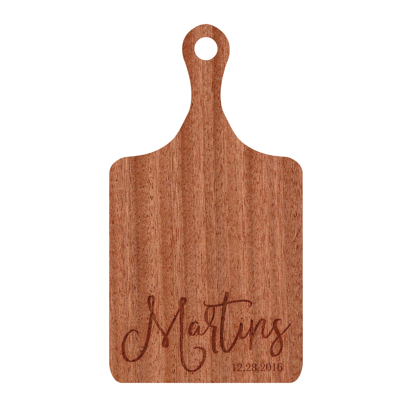 Modern Cursive Personalized Cutting Board - 029