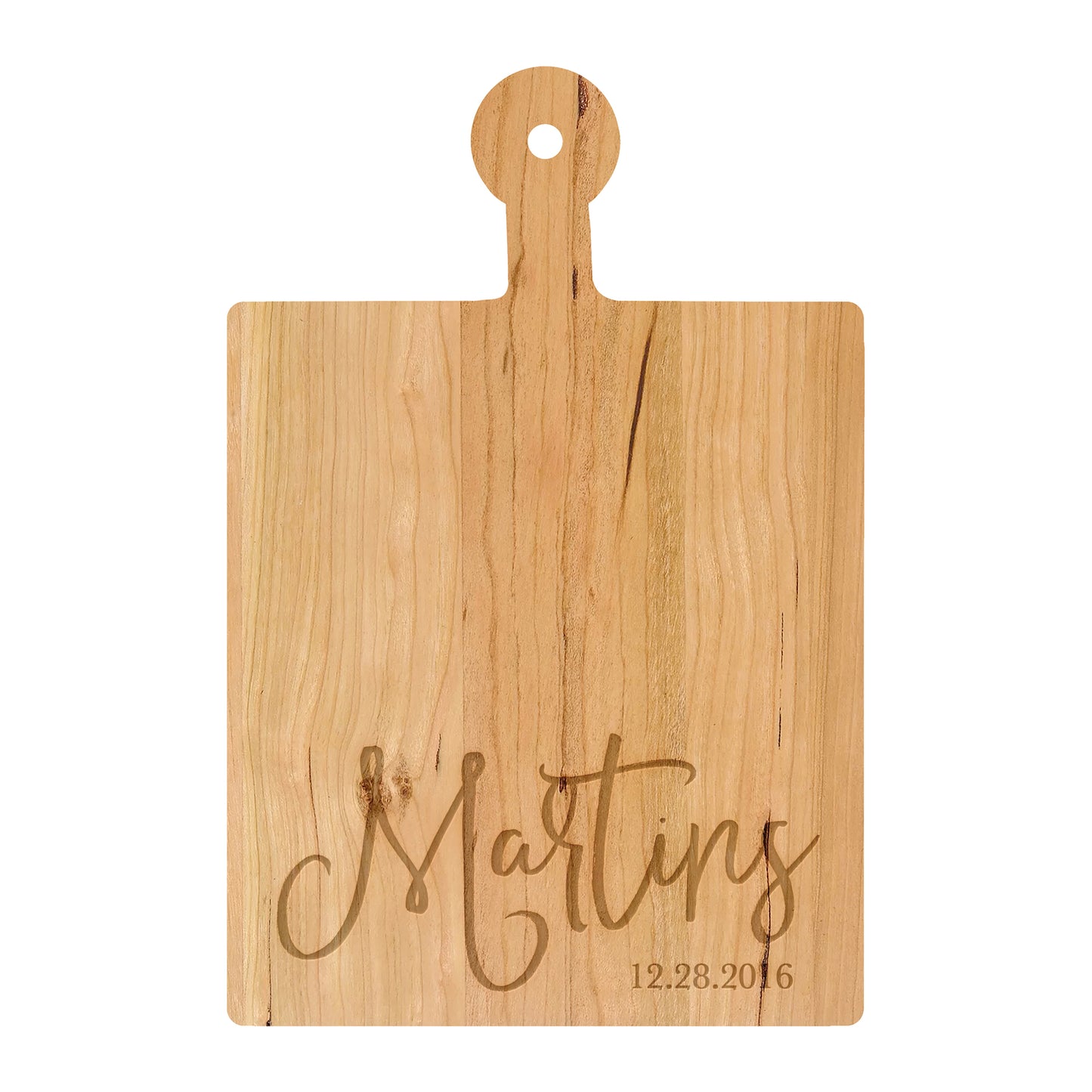 Modern Cursive Personalized Cutting Board - 029