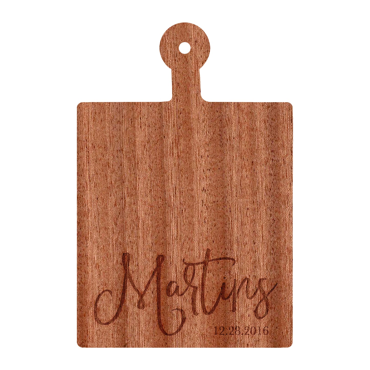 Modern Cursive Personalized Cutting Board - 029