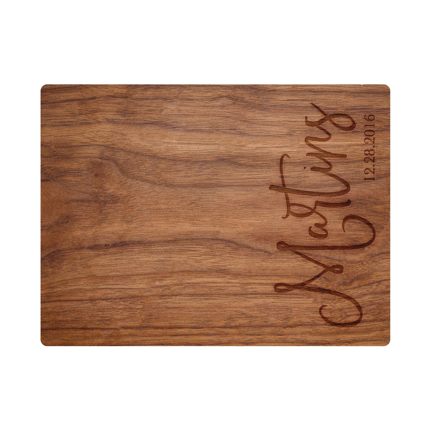 Modern Cursive Personalized Cutting Board - 029