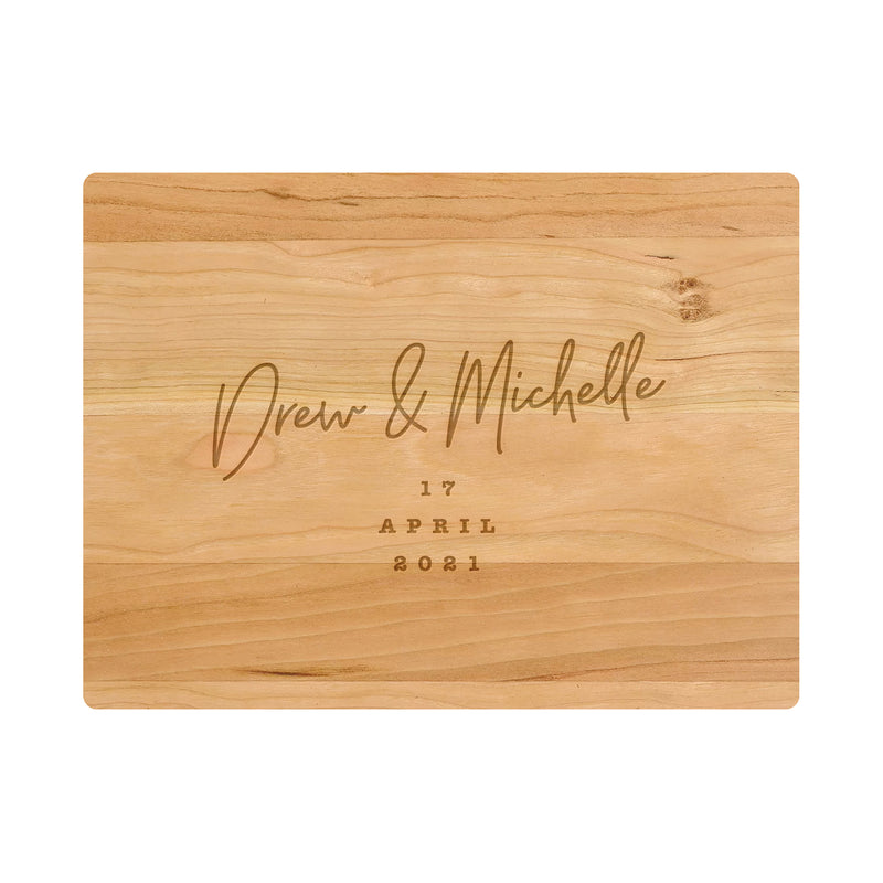 Mondern Cursive Names and Date - 031