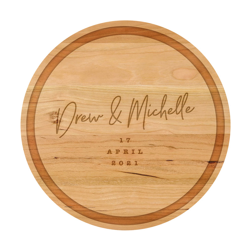 Mondern Cursive Names and Date - 031