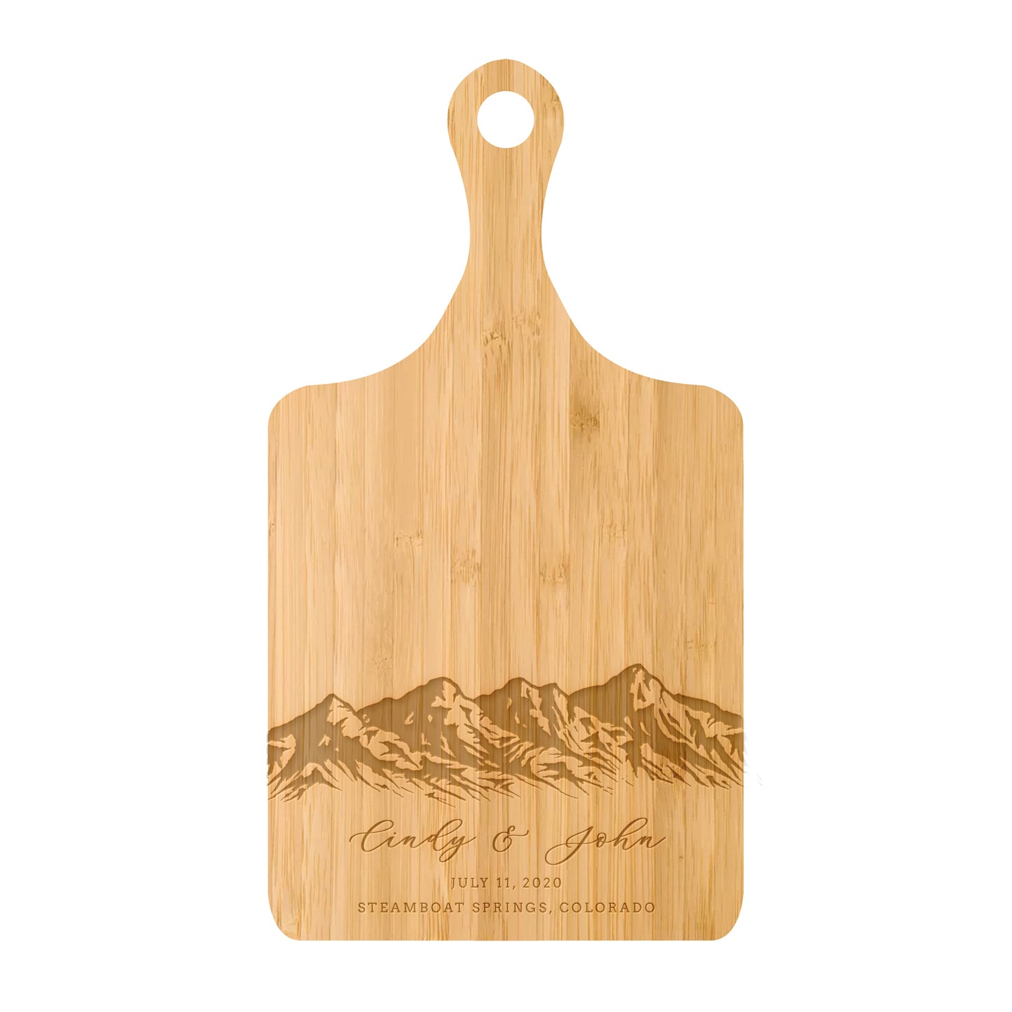 Mountain Wedding Personalized Charcuterie Board - 033