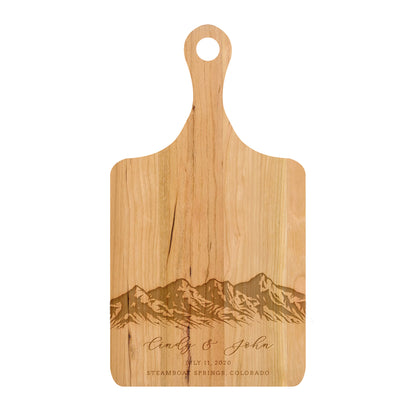 Mountain Wedding Personalized Charcuterie Board - 033