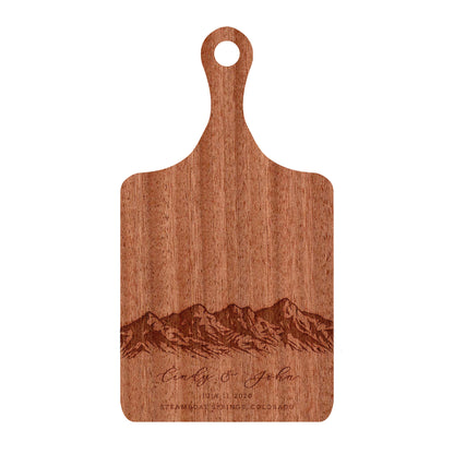 Mountain Wedding Personalized Charcuterie Board - 033