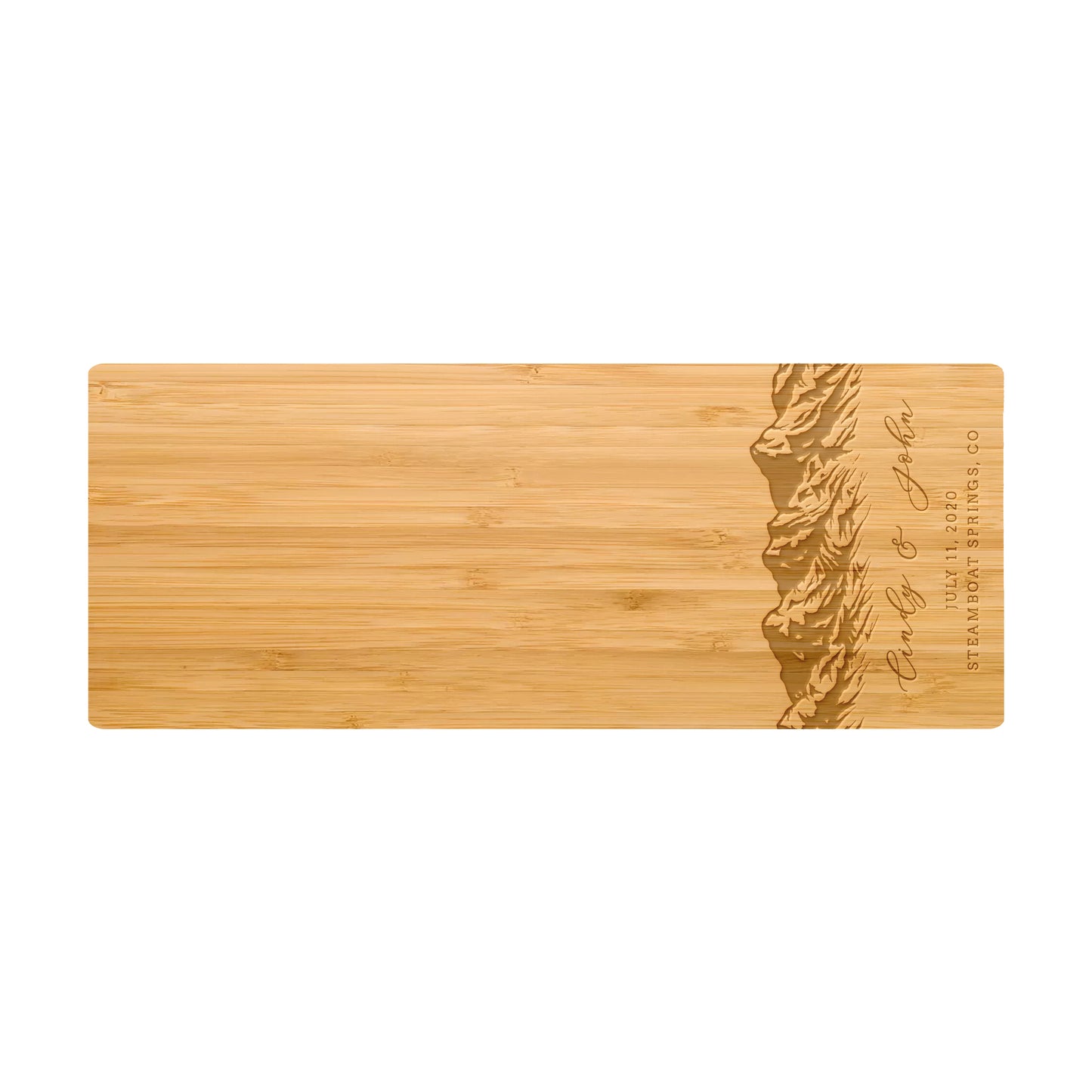 Mountain Wedding Personalized Charcuterie Board - 033