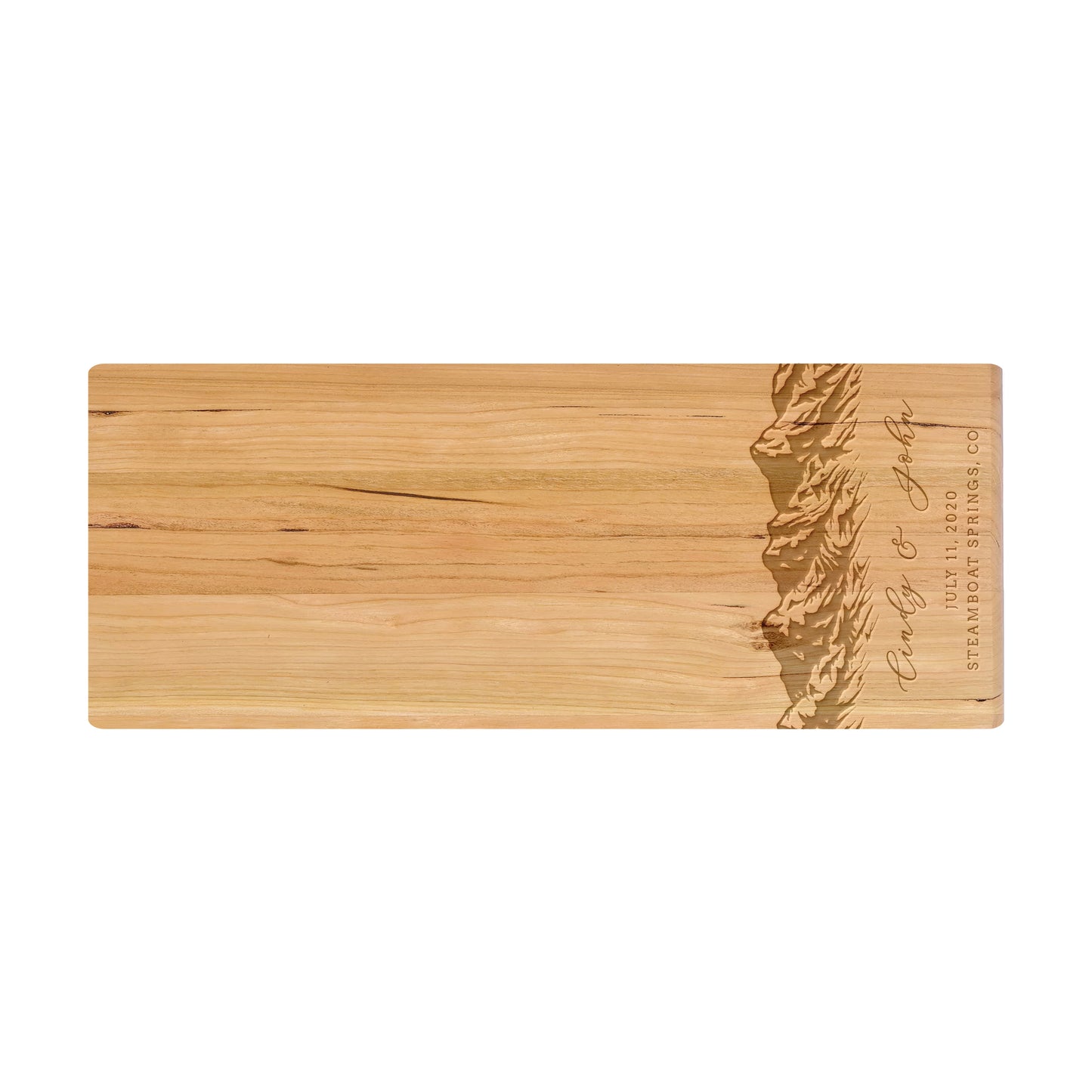 Mountain Wedding Personalized Charcuterie Board - 033