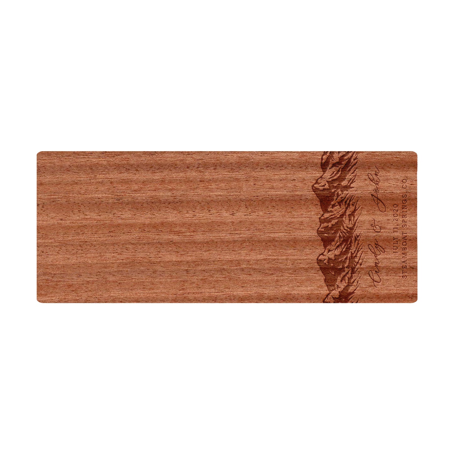 Mountain Wedding Personalized Charcuterie Board - 033