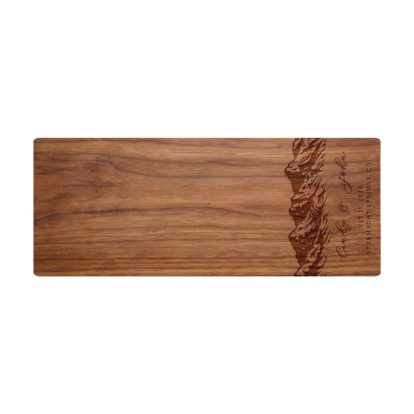 Mountain Wedding Personalized Charcuterie Board - 033