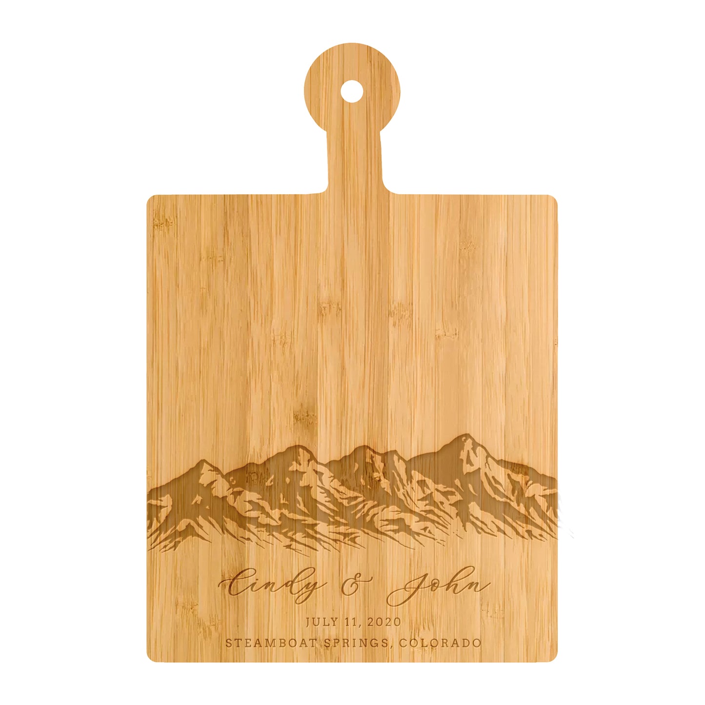 Mountain Wedding Personalized Charcuterie Board - 033