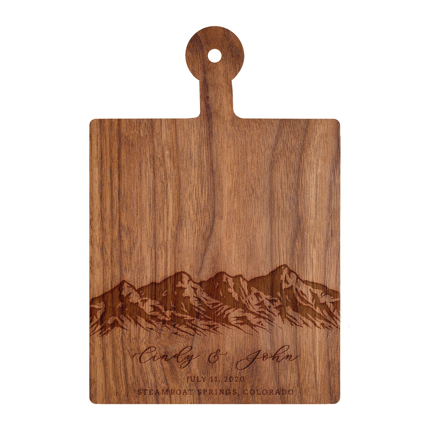 Mountain Wedding Personalized Charcuterie Board - 033