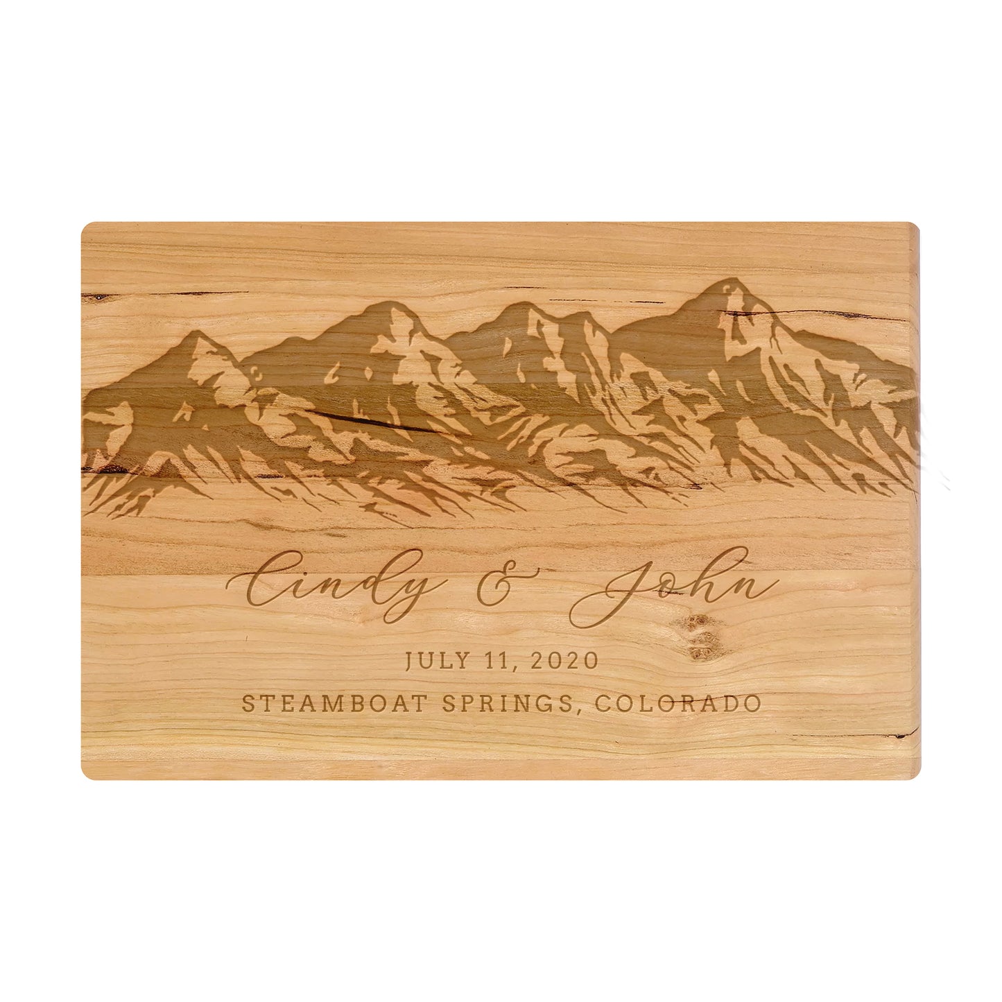 Mountain Wedding Personalized Charcuterie Board - 033