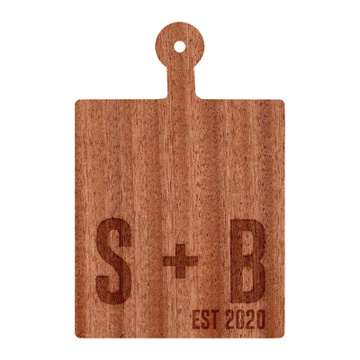 Large Block Initials with Date Board - 038