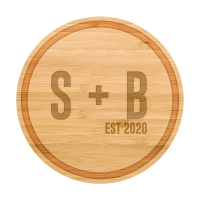 Large Block Initials with Date Board - 038