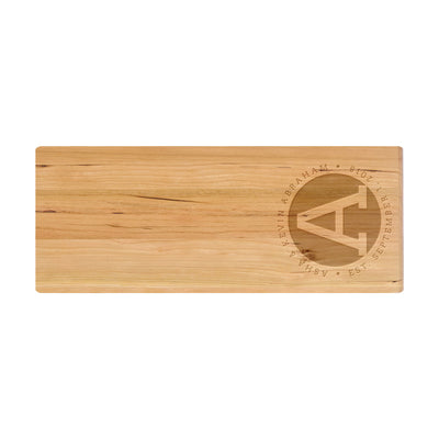 Rounded Monogram Cutting Board - 042