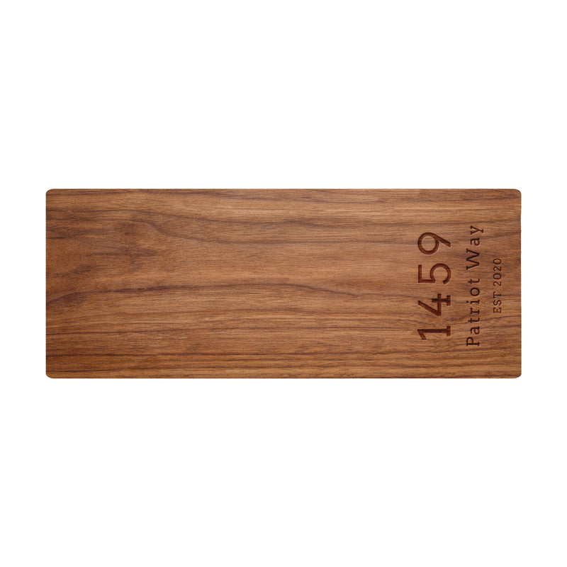 Street Address Cutting Board - 046