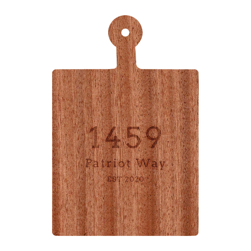 Street Address Cutting Board - 046