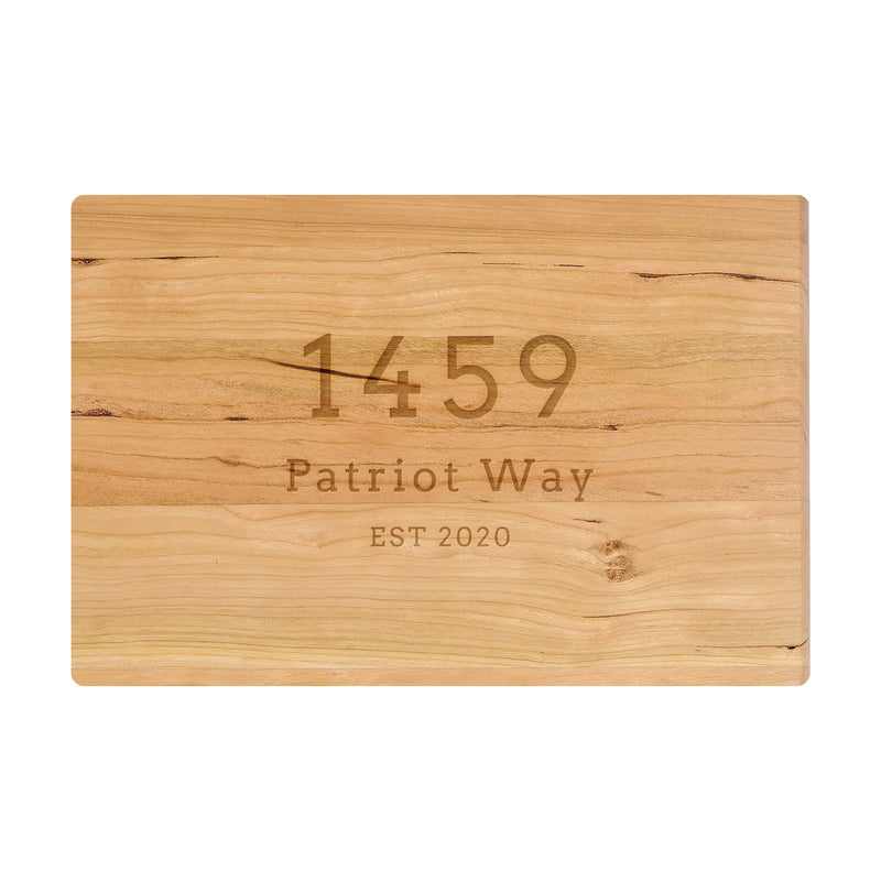 Street Address Cutting Board - 046