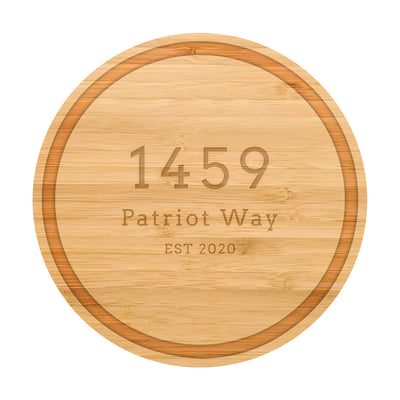 Street Address Cutting Board - 046