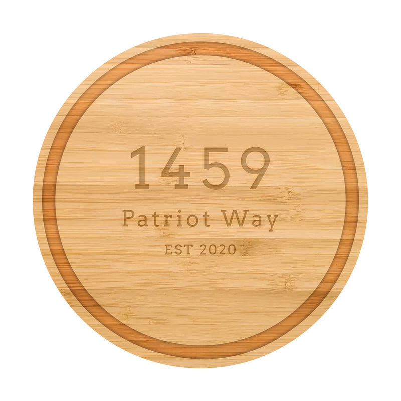 Street Address Cutting Board - 046