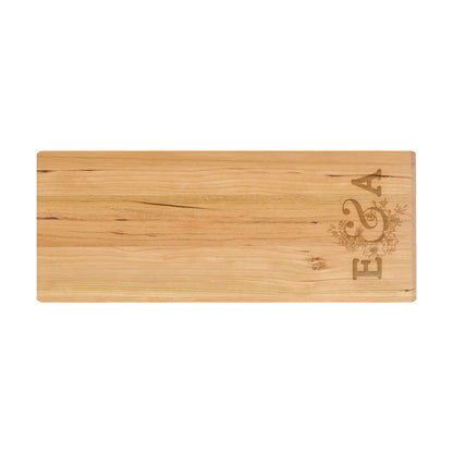 Couples Initials Engagement Personalized Cutting Board 066