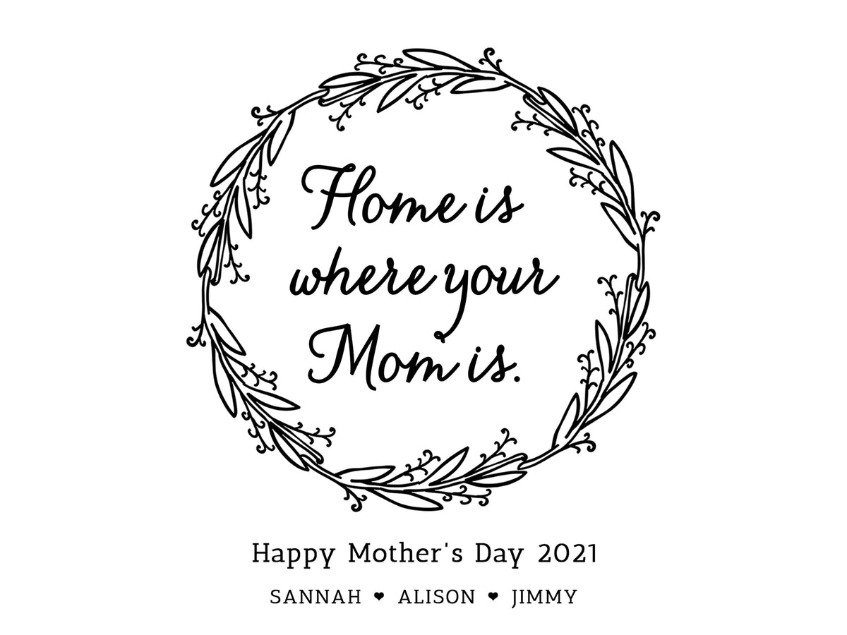 Home Is Where Your Mom Is Cutting Board