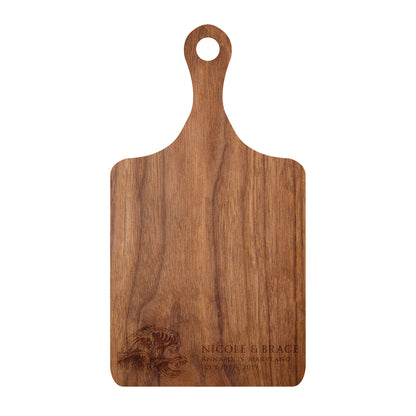 Beach Wave Personalized Cutting Board - 075