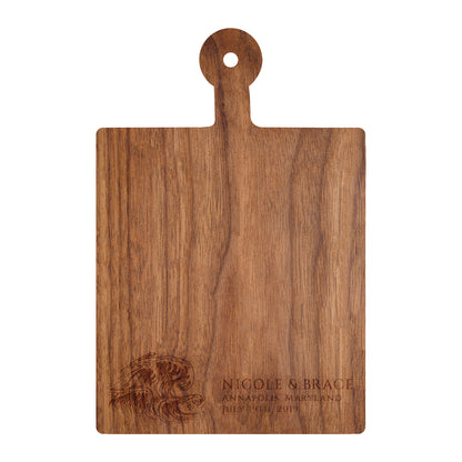 Beach Wave Personalized Cutting Board - 075