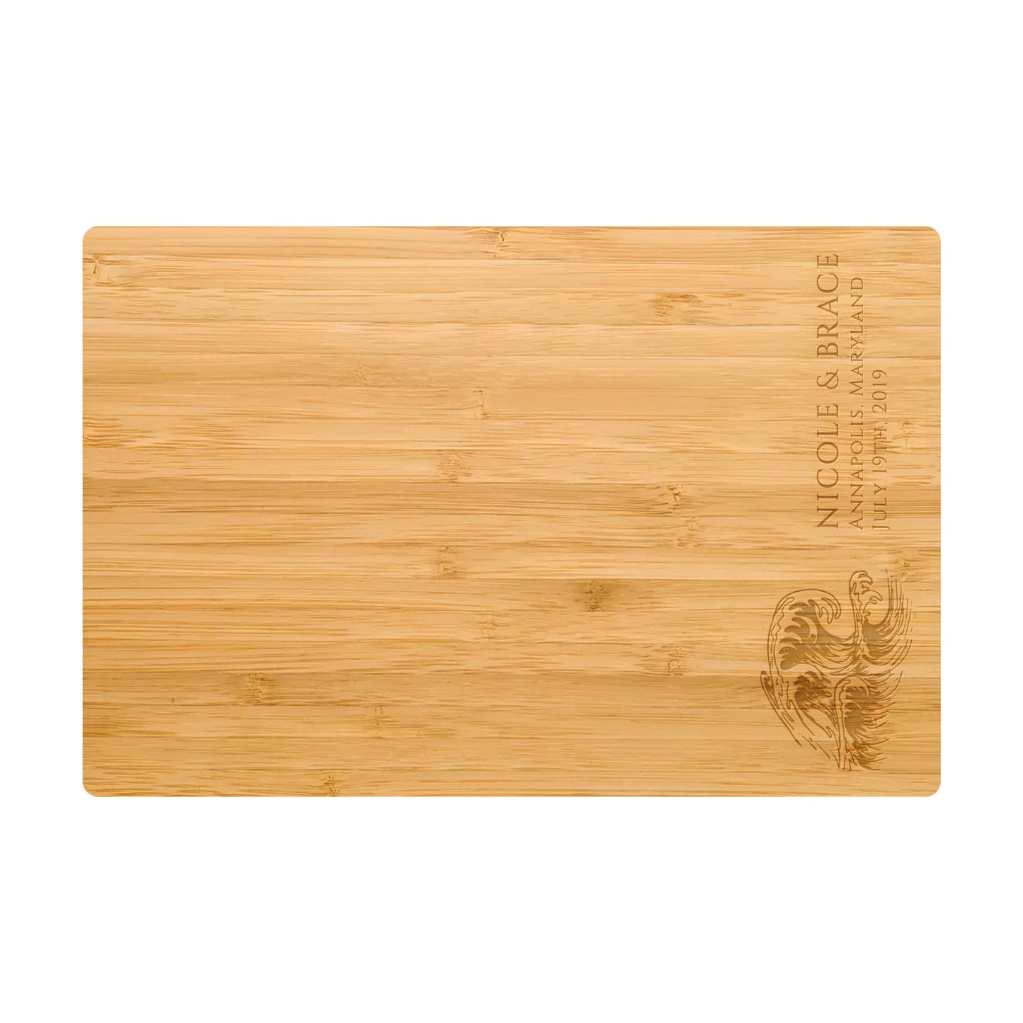 Beach Wave Personalized Cutting Board - 075
