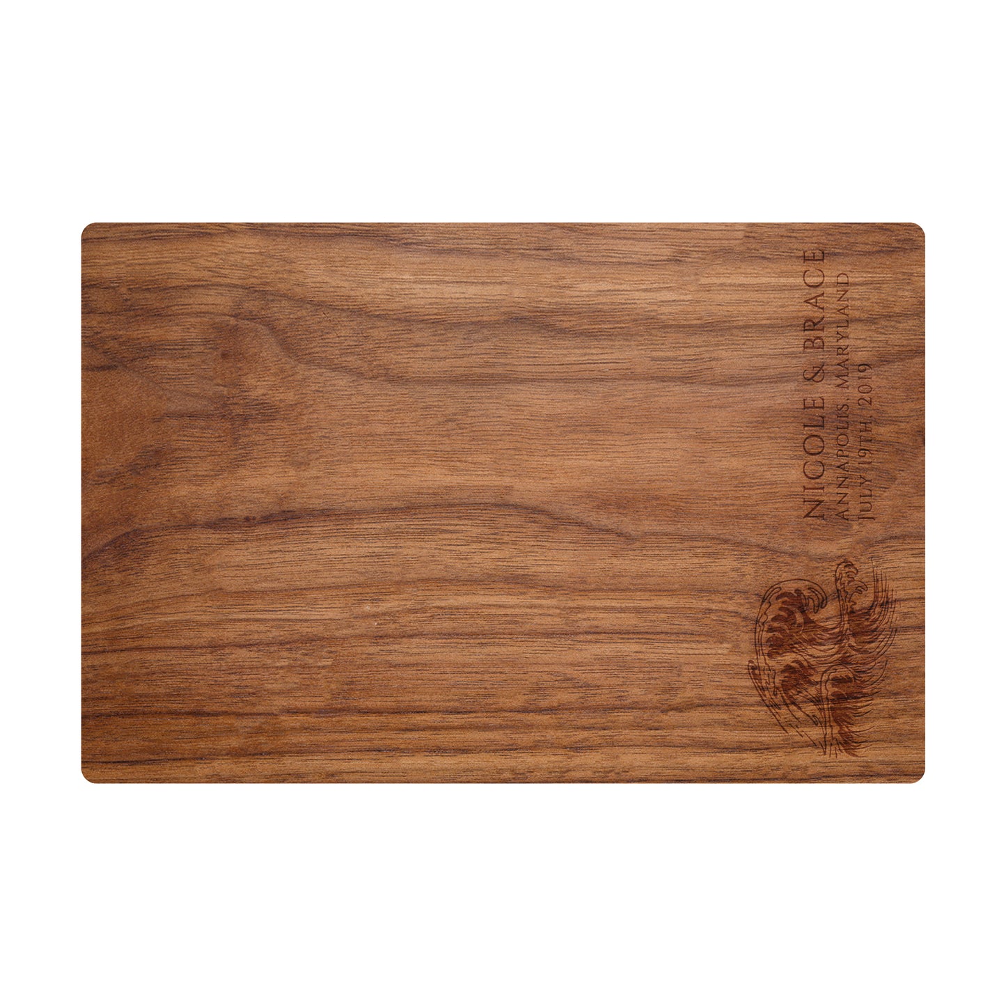 Beach Wave Personalized Cutting Board - 075