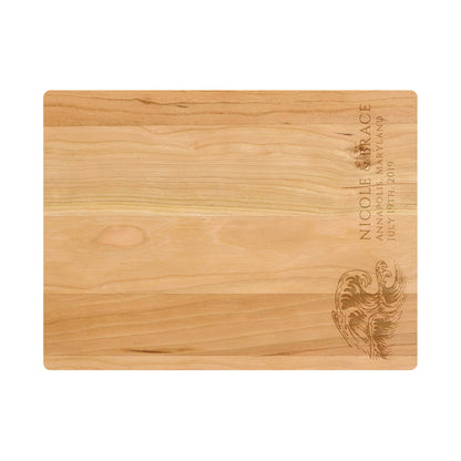 Beach Wave Personalized Cutting Board - 075