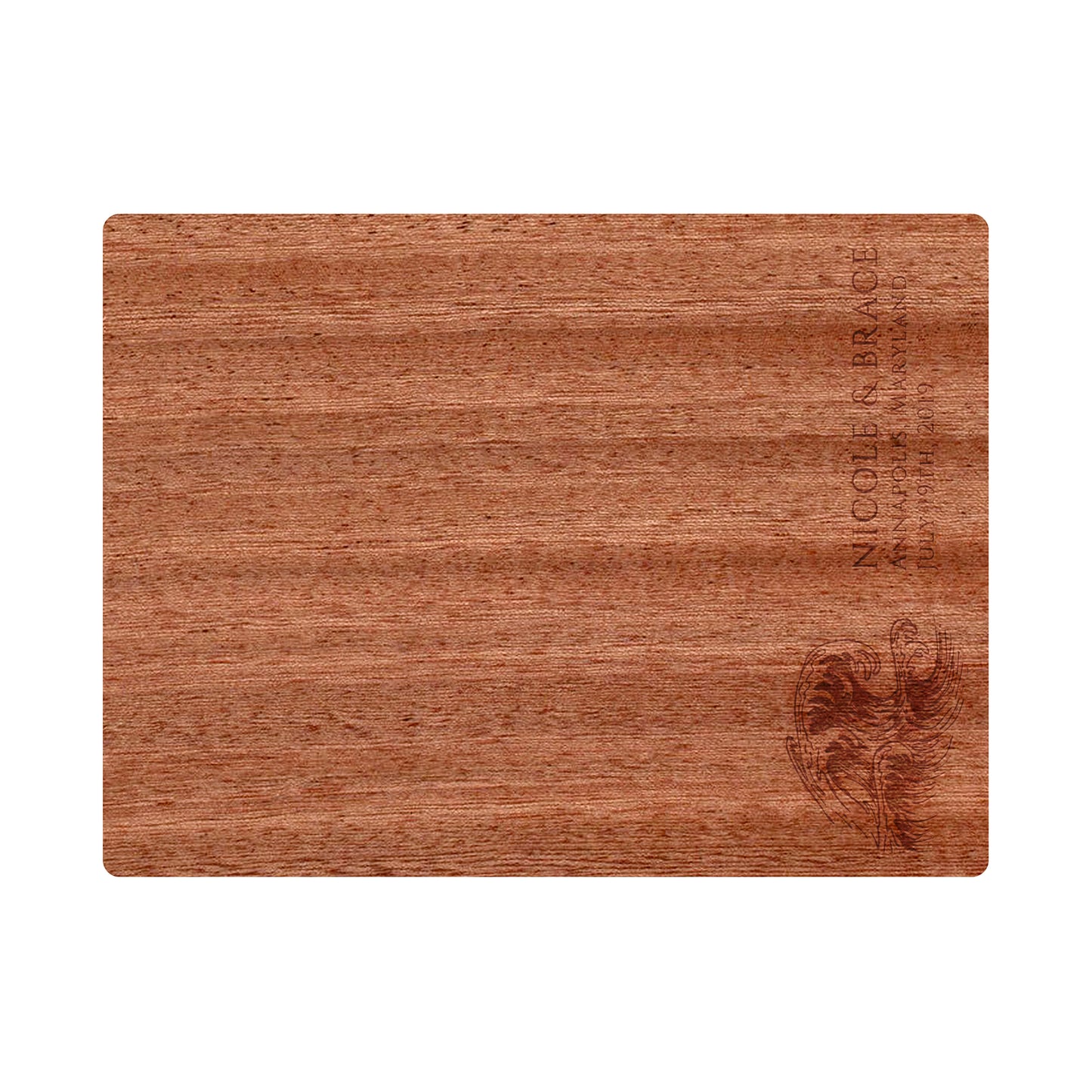 Beach Wave Personalized Cutting Board - 075