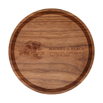Beach Wave Personalized Cutting Board - 075