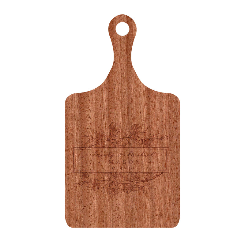 Whimsical Engagement Cutting Board - 082