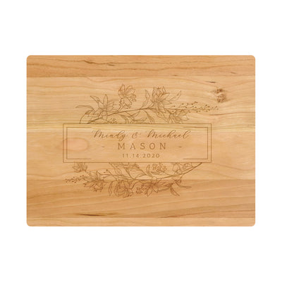 Whimsical Engagement Cutting Board - 082