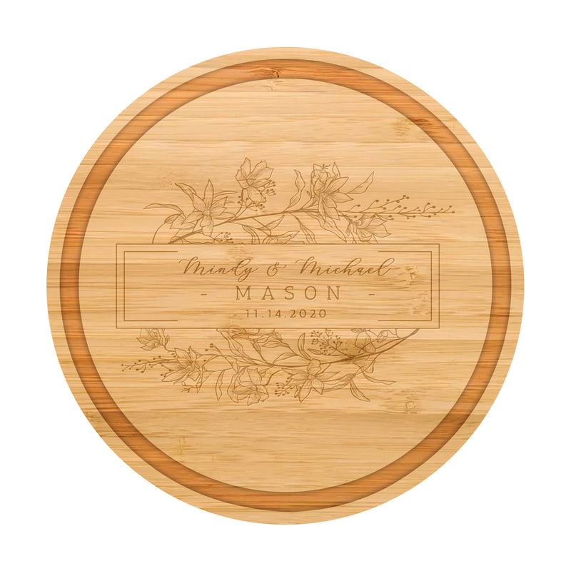 Whimsical Engagement Cutting Board - 082