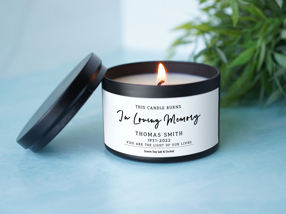 Sympathy & Memorial Candle