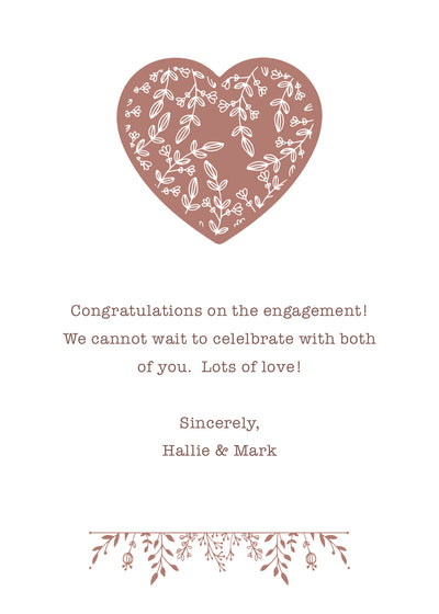 Personalized Greeting Card Add-on