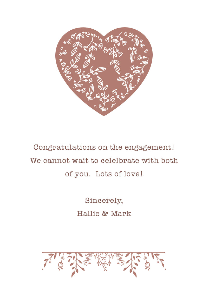 Personalized Greeting Card Add-on