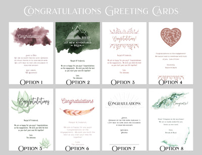Personalized Greeting Card Add-on