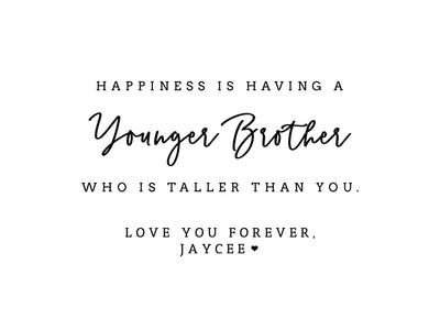 Younger Brother Photo Frame - F04
