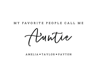 Call me Auntie Photo Frame - F20