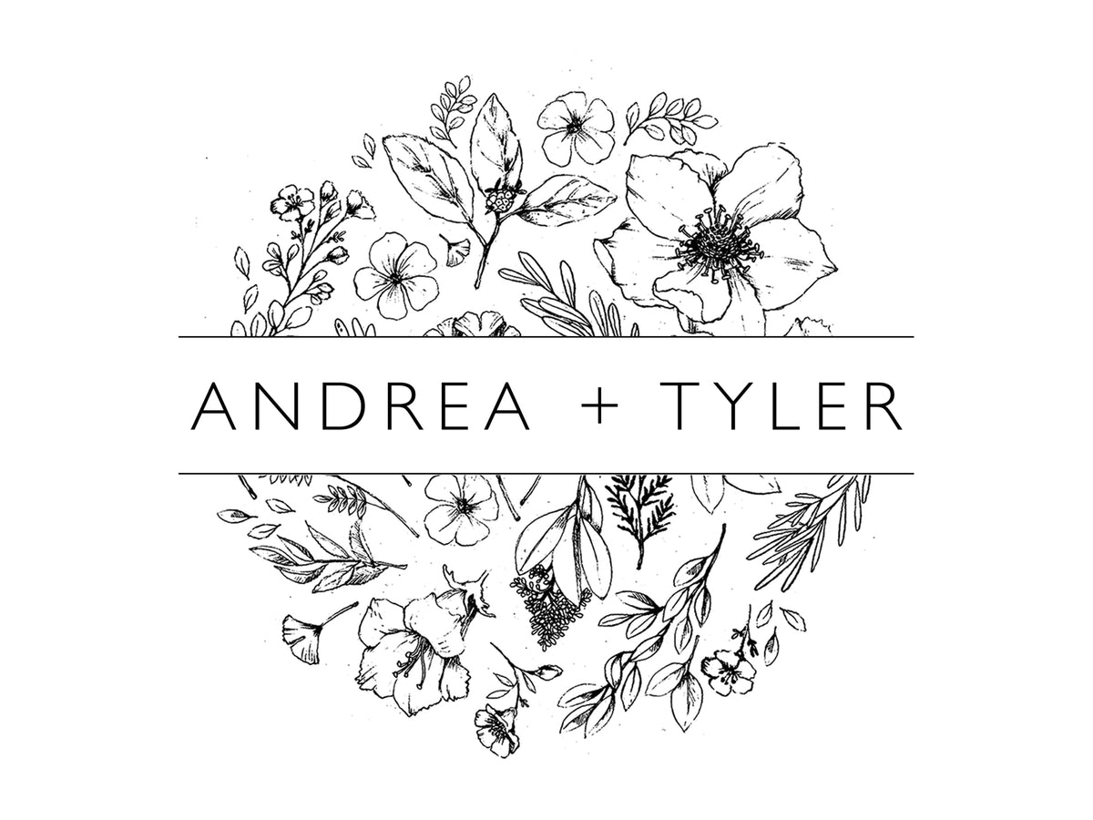 Floral Names Cutting Board