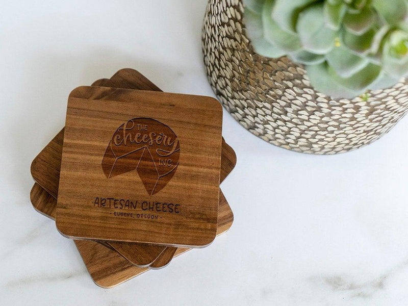 Coasters with your logo - Copper Fox Co