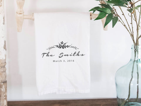 Floral Sprig Family Name