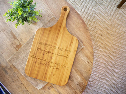 Grandma's Kitchen Personalized Cutting Board - 040