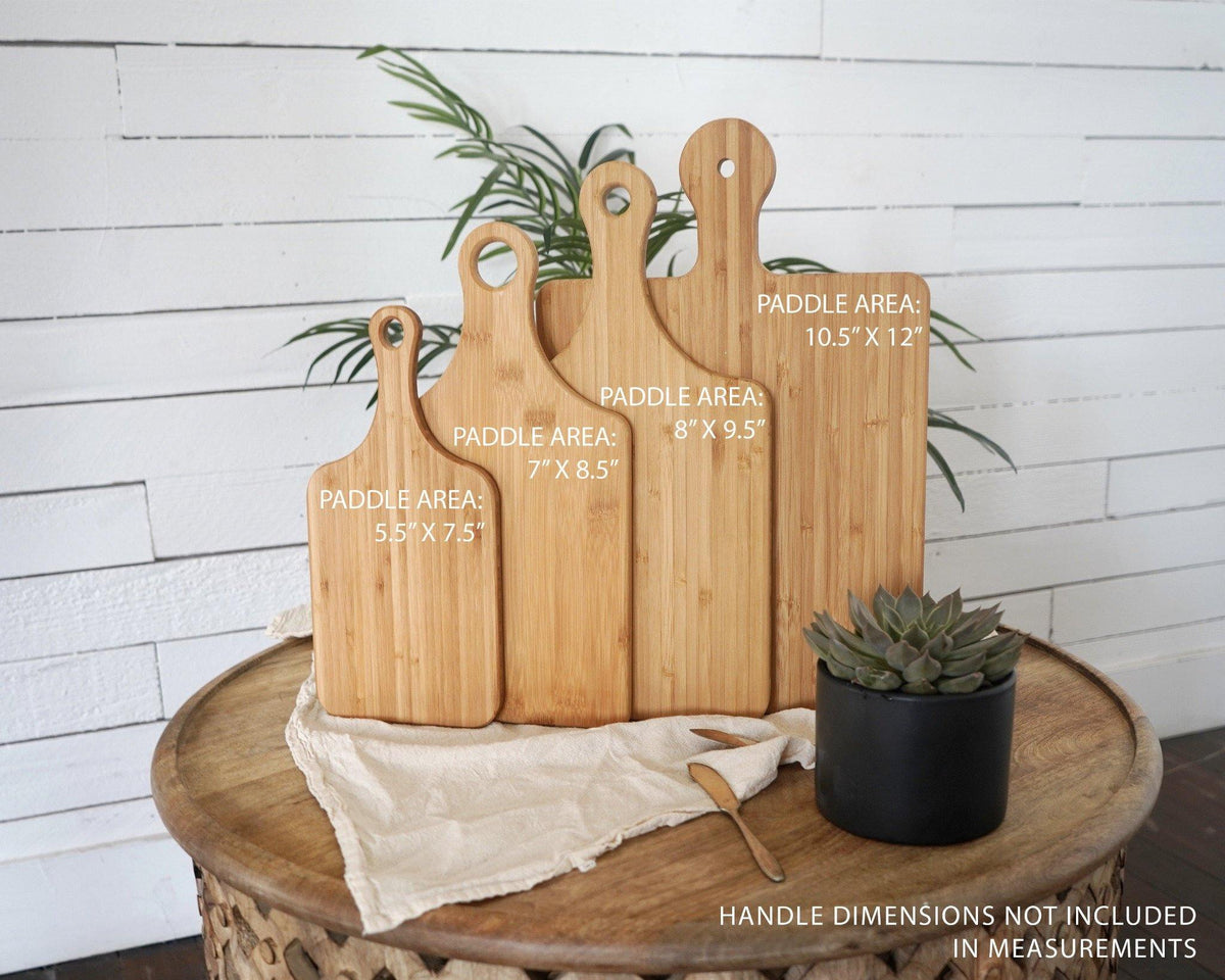 Mountain Range Wedding Cutting Board